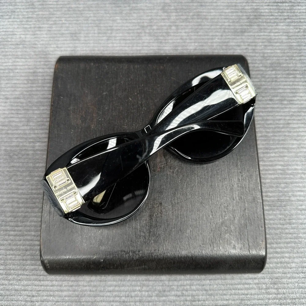 Michael Kors MK2002MB Paris Black Butterfly‎ Sunglasses Crystal Baguette Details